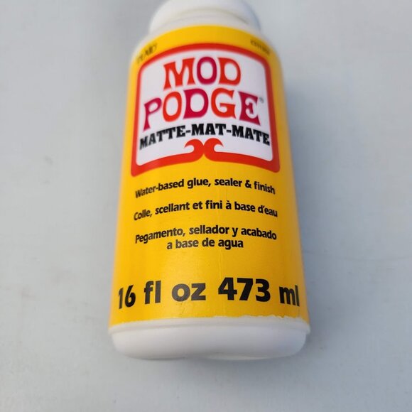 Mod Podge 16 oz Matte Sealer Mod Podge 16 oz Matte Sealer for Wood, Paper, Fabri - Picture 8 of 9